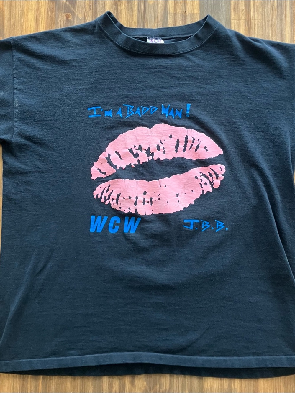 Vintage 1993 WCW Johnny B Badd “I’m A Badd Man” Shirt, Rare HTF WWF WWE AEW ECW